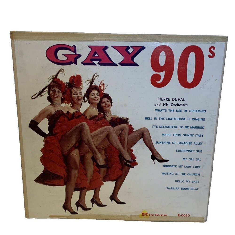 Pierre Duval And His Orchestra Gay 90's (Vinyl) Riviera R 0020 VG LP Record